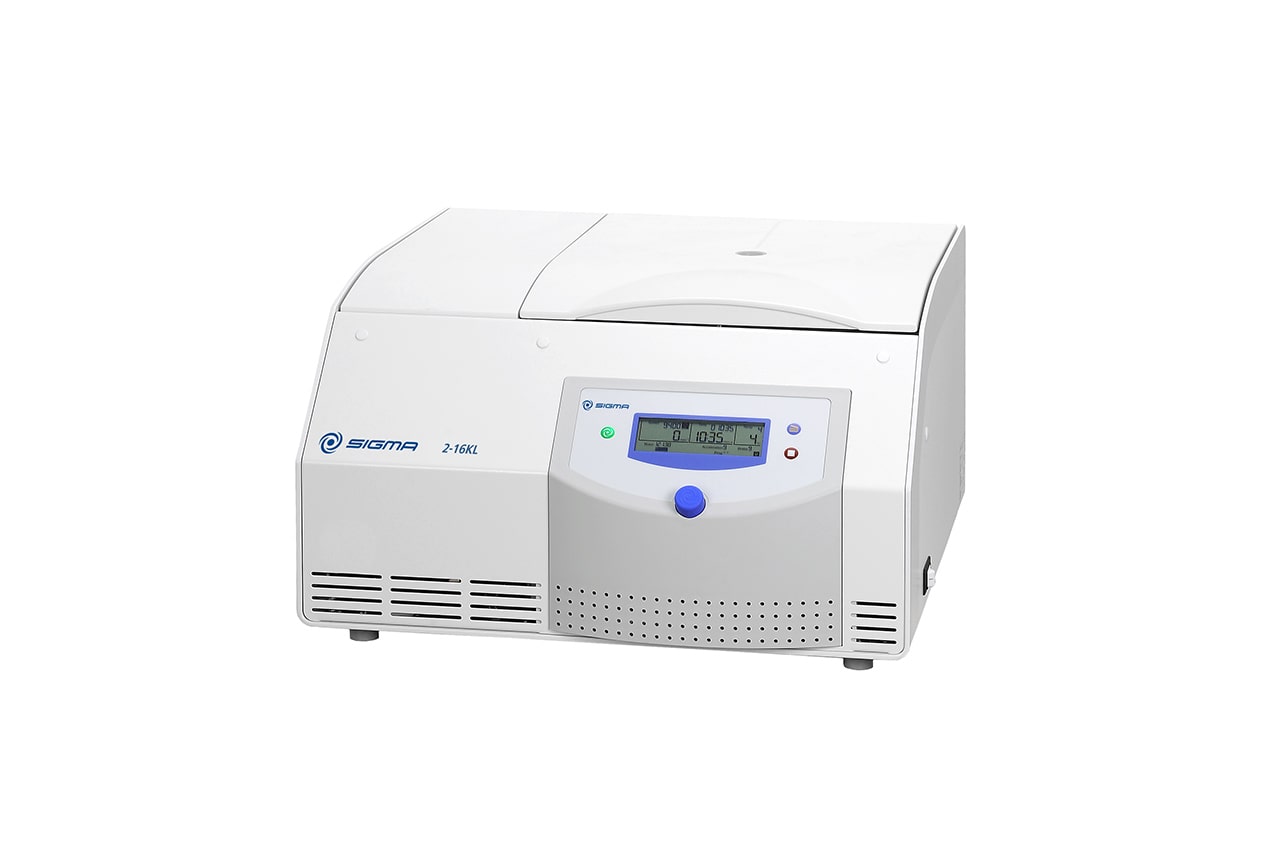 Refrigerated benchtop centrifuge | Sigma 2‑16KL | All-purpose refrigerated  centrifuge for versatile use - Sigma Zentrifugen